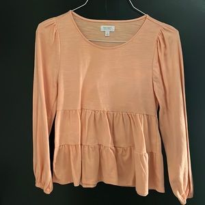 Peach colored casual top